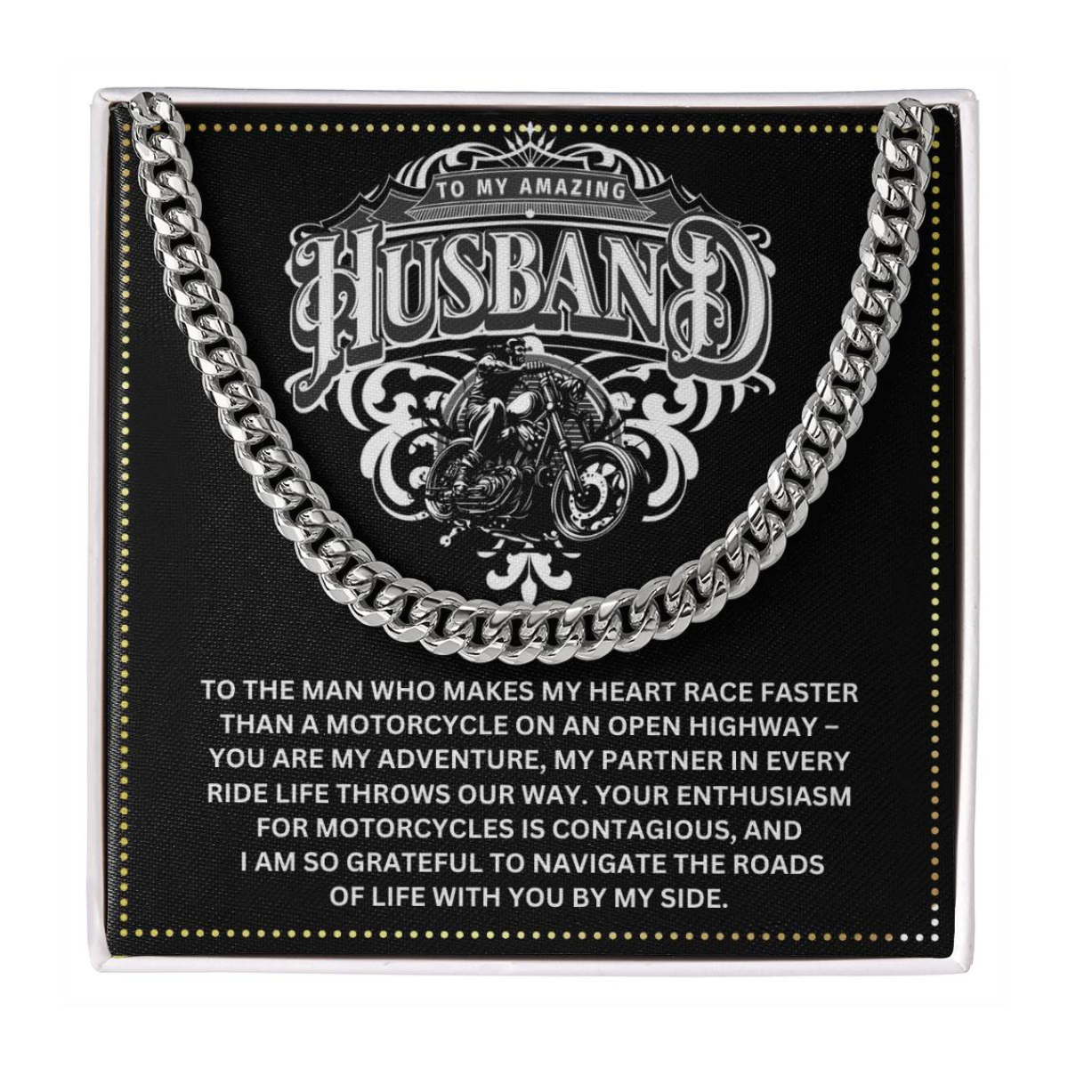 JGF Jewelry Gifts for Family Motorbike Husband Gifts 40 Year Old Birthday Gifts For Men