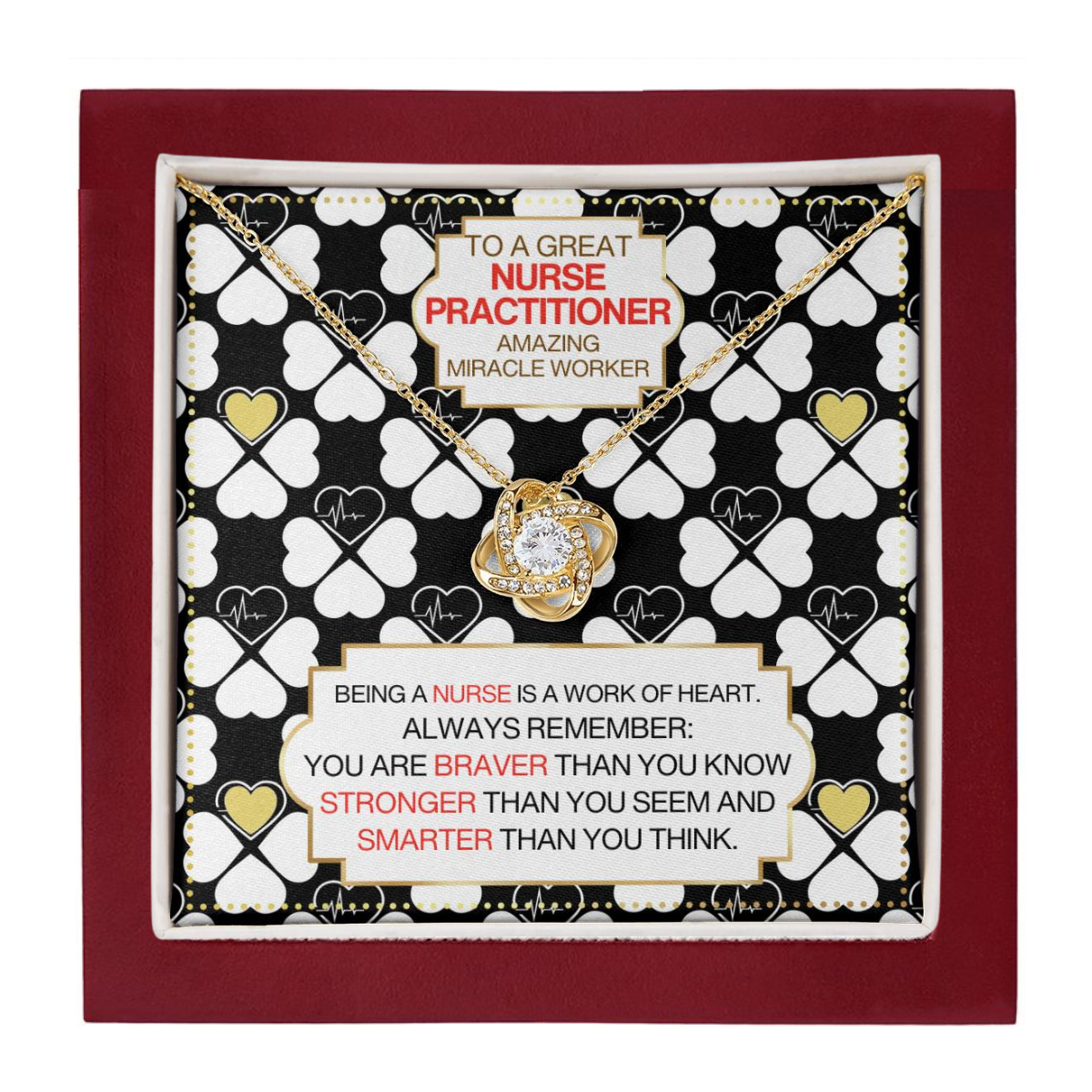 JGF Jewelry Gifts for Family Nurse Practitioner Gifts For Women