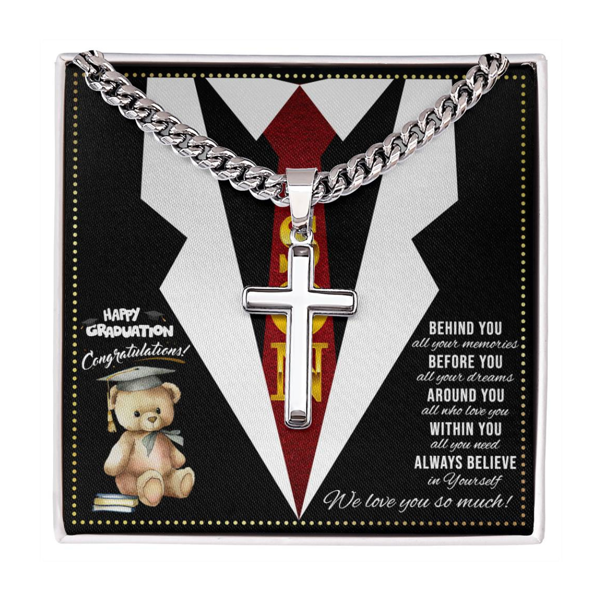 JGF Jewelry Gifts for Family Son Graduation Gifts For Him