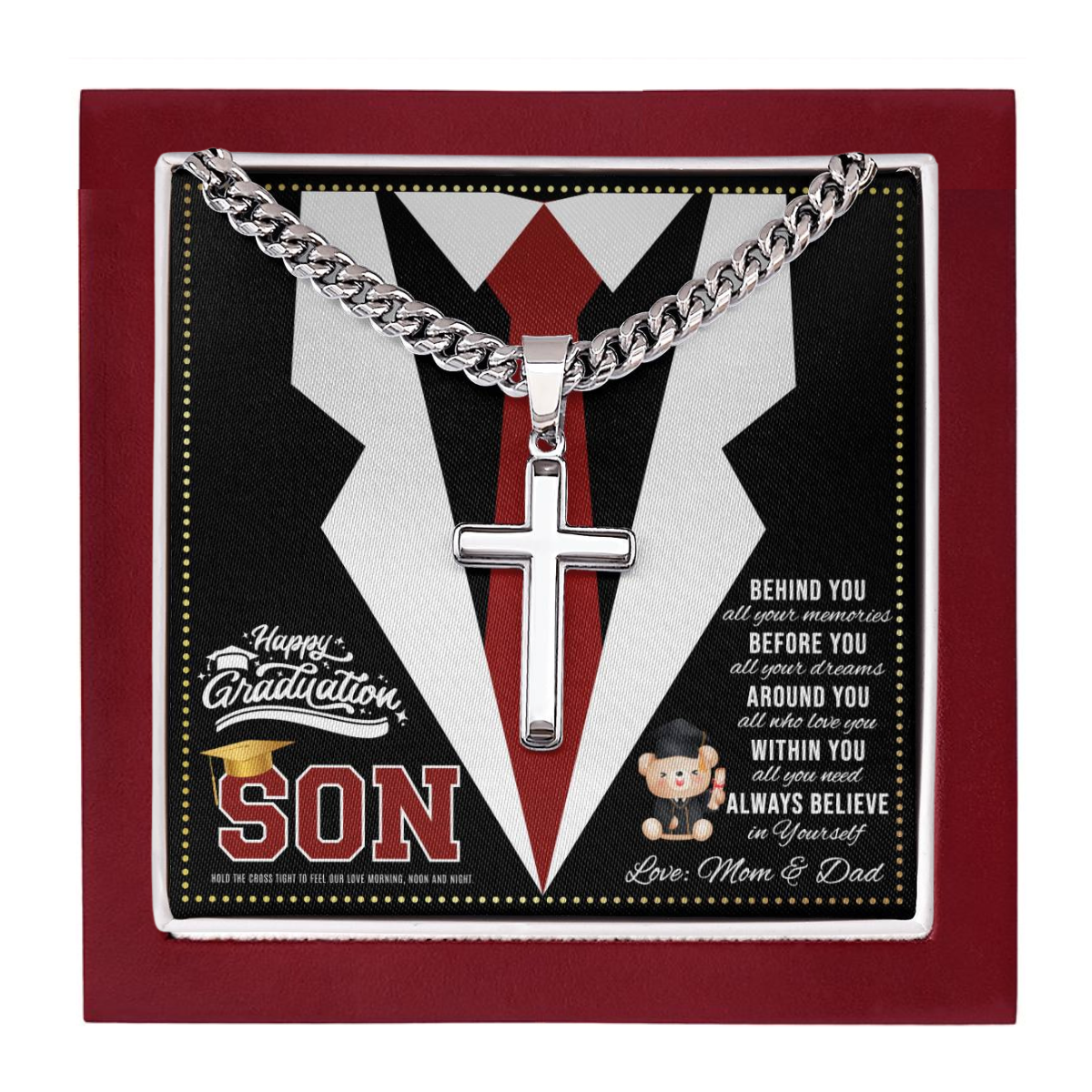 JGF Jewelry Gifts for Family College Graduation Gifts For Him