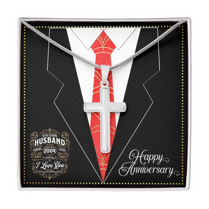 JGF Jewelry Gifts for Family Married Since 2004 Wedding Anniversary Card For Husband