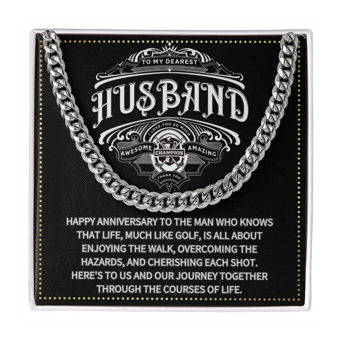 JGF Jewelry Gifts for Family 25th Wedding Anniversary For Husband From Wife