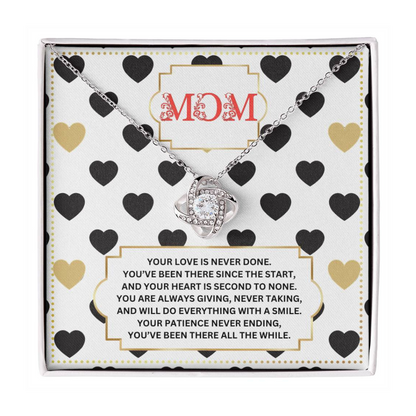 JGF Jewelry Gifts for Family Gifts For First Time Moms On Mother's Day Connected Hearts Necklace