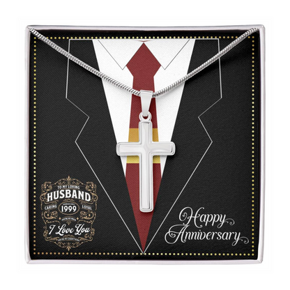 JGF Jewelry Gifts for Family Married Since 1999 Wedding Anniversary Card For Husband