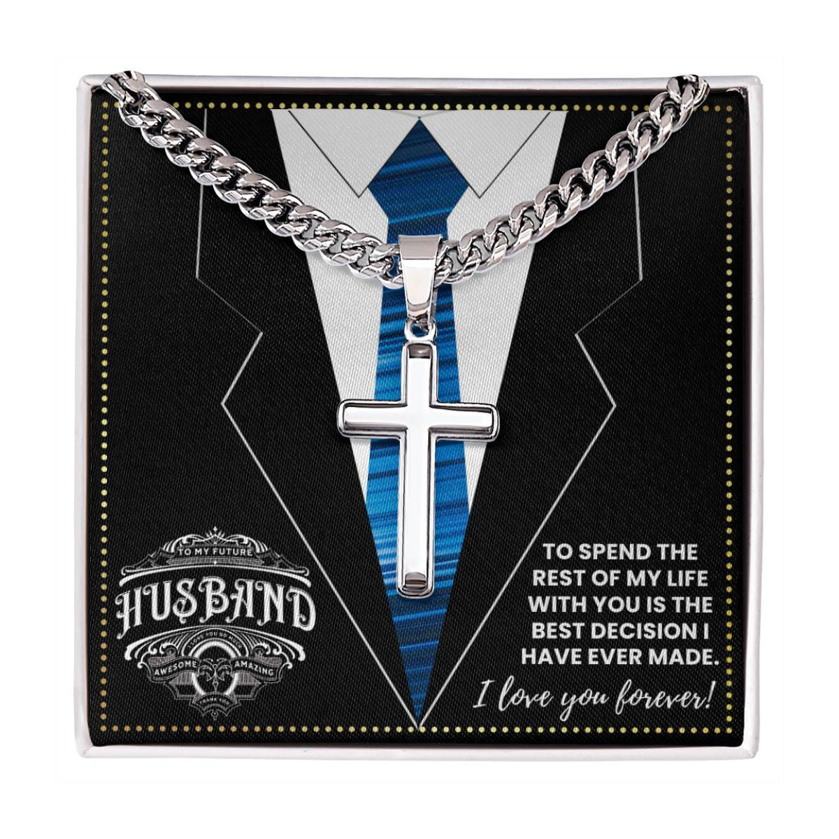 JGF Jewelry Gifts for Family To My Future Husband Necklace