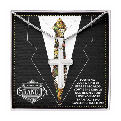 JGF Jewelry Gifts for Family Casino Grandpa Gifts For Men Who Play Poker Themed Birthday Party