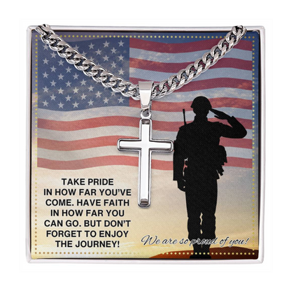 JGF Jewelry Gifts for Family Mariners Cross Necklace For Men And Women