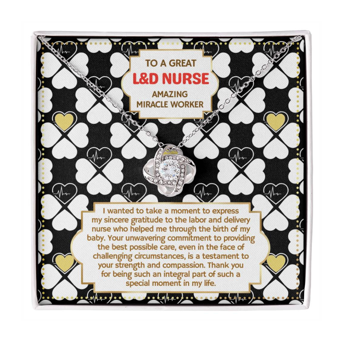 JGF Jewelry Gifts for Family Labor and Delivery Nurse Gifts