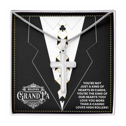 JGF Jewelry Gifts for Family Poker Lovers Gifts For Men Unique Grandpa Gifts for 80th Birthday