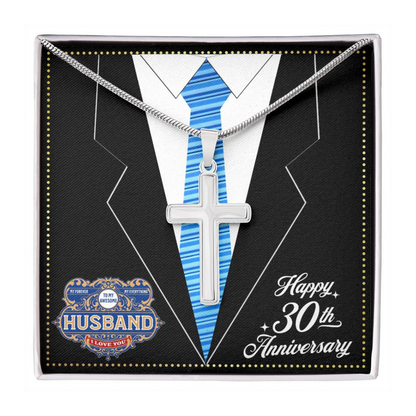JGF Jewelry Gifts for Family 30 Year 30th Wedding Anniversary For Him Husband
