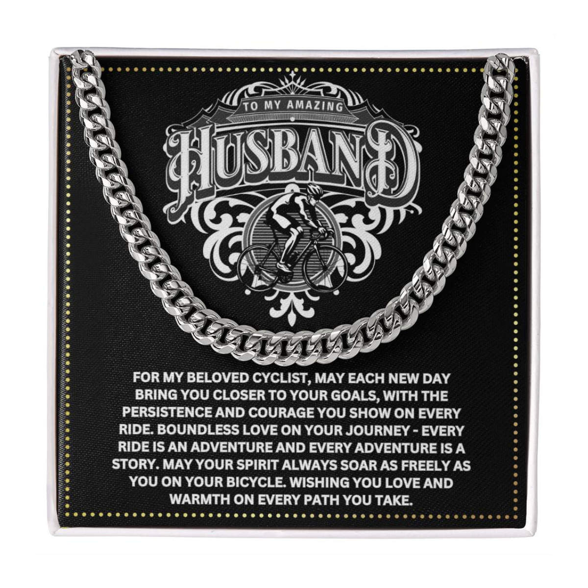 JGF Jewelry Gifts for Family Birthday Bicycle Husband Gifts For Men