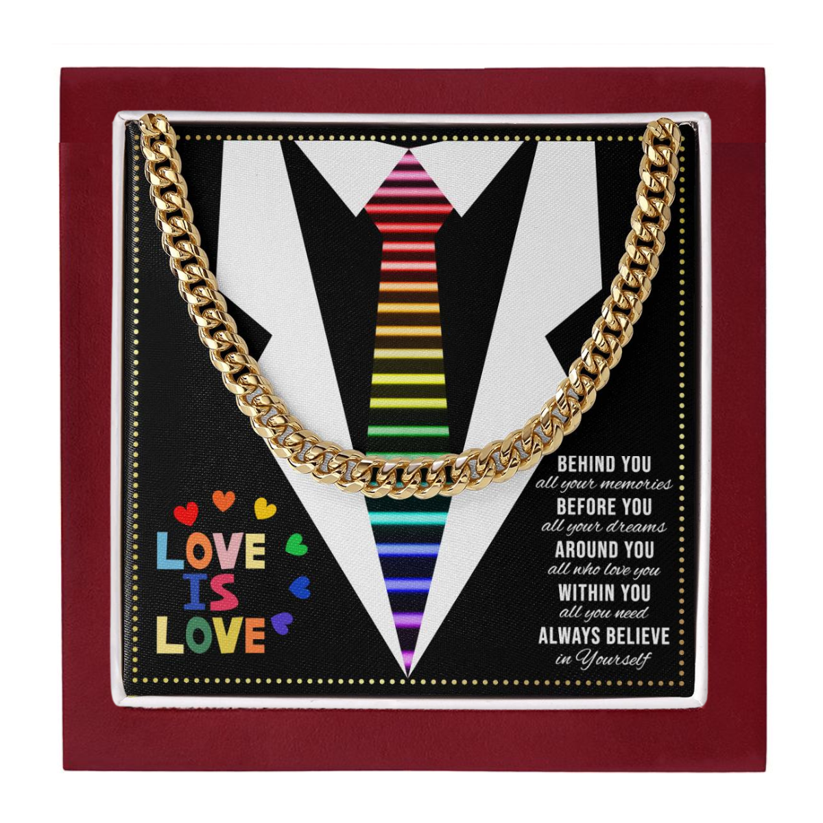 JGF Jewelry Gifts for Family Gay Couple Gifts For Men