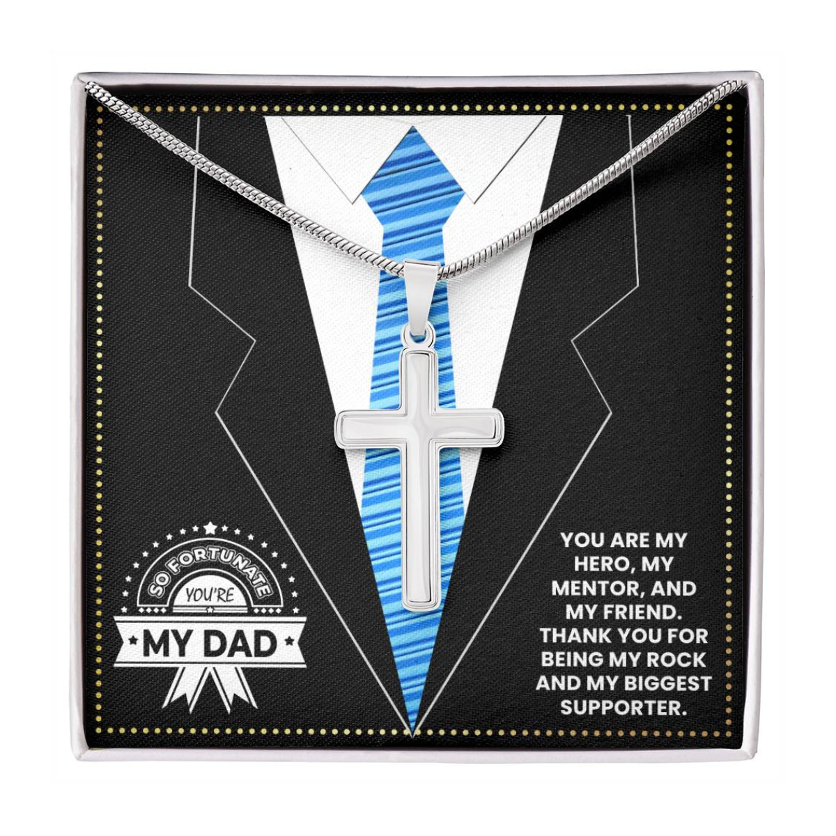 JGF Jewelry Gifts for Family New Daddy Gifts For Men Baby Girl