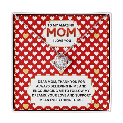 JGF Jewelry Gifts for Family I Love My Mommy Necklace for Mom
