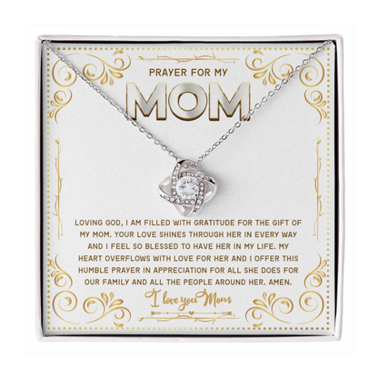 JGF Jewelry Gifts for Family Love Knot Necklace For Women