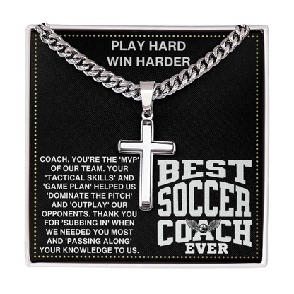 JGF Jewelry Gifts for Family Soccer Coach Thank You Gift