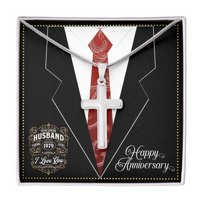 JGF Jewelry Gifts for Family Married Since 1979 Wedding Anniversary Card For Husband