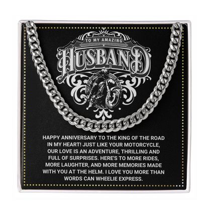 JGF Jewelry Gifts for Family Motorbike Husband Gifts Anniversary For Men