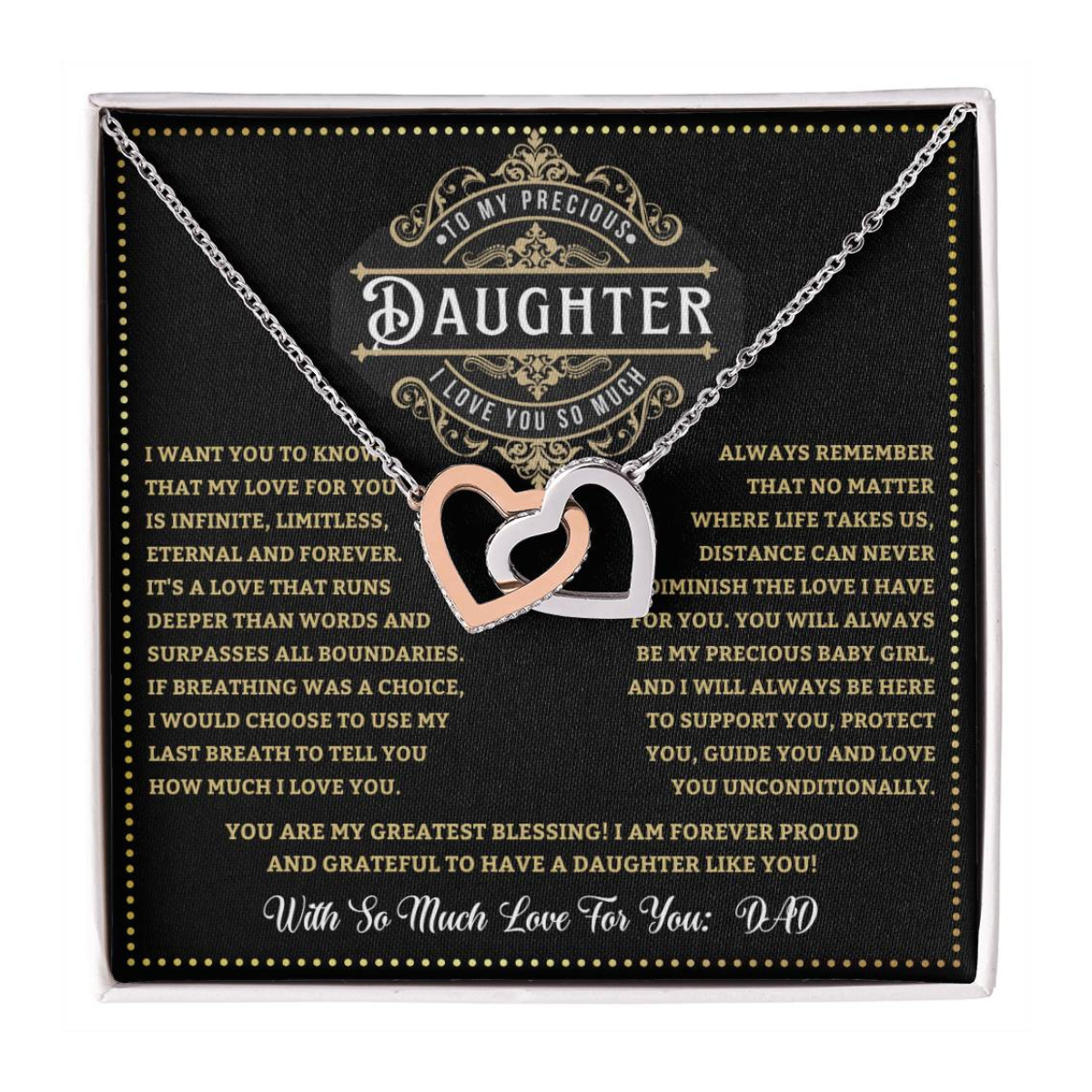 JGF Jewelry Gifts for Family Happy 21st Birthday Gifts Necklace For Daughter From Dad