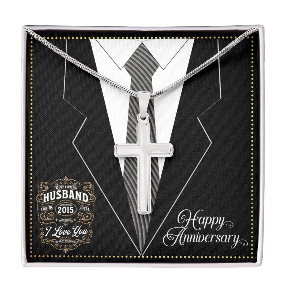 JGF Jewelry Gifts for Family We Still Do Together Since 2015 I Love You My Husband Anniversary Card