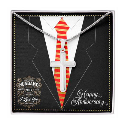 JGF Jewelry Gifts for Family Married Since 2014 Wedding Anniversary Card For Husband