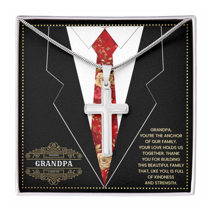 JGF Jewelry Gifts for Family 70th Birthday Gifts For Grandpa Card From Child Grandson