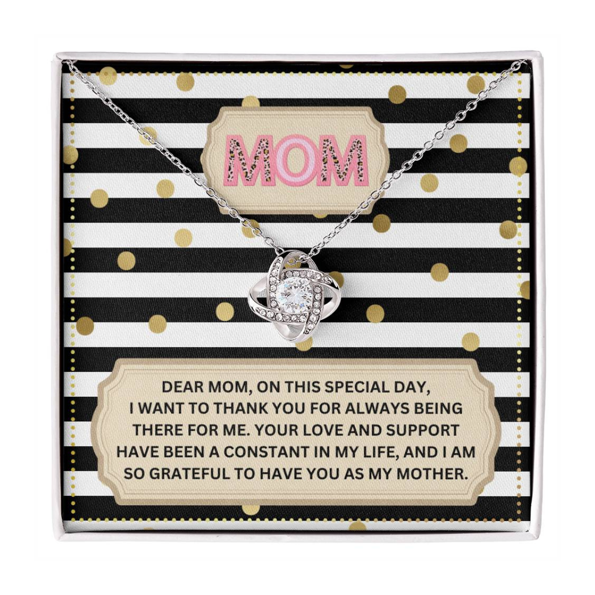 JGF Jewelry Gifts for Family I Love You Mom Necklace From Son And Daughter