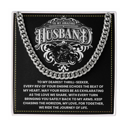 JGF Jewelry Gifts for Family Motorbike Husband Gifts 40 Year Old For Him