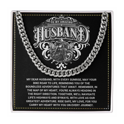 JGF Jewelry Gifts for Family Motorbike Husband Gifts 50th Birthday For Him