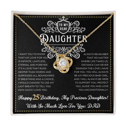 JGF Jewelry Gifts for Family 25 Year Old Female Daughter From Dad