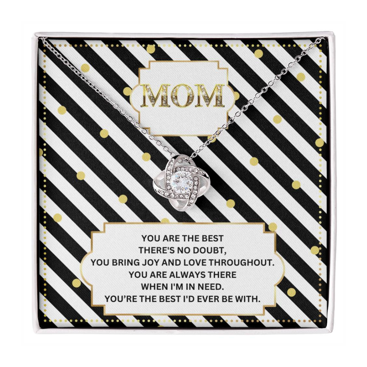 JGF Jewelry Gifts for Family My Mommy I Love You Mom Necklace From Son And Daughter