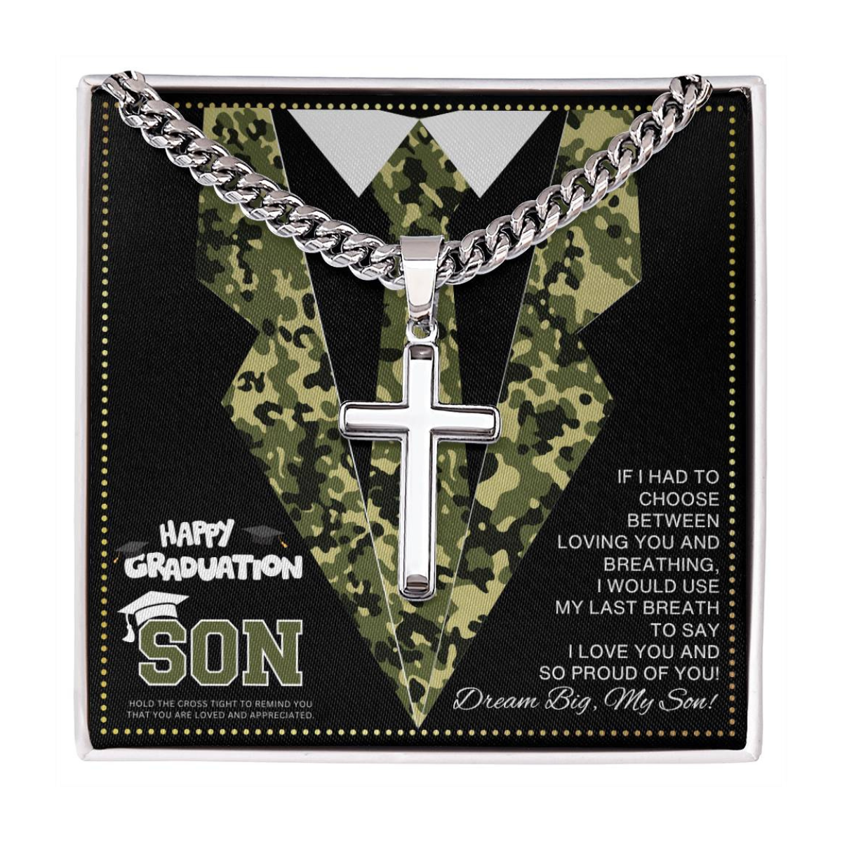 JGF Jewelry Gifts for Family Army Graduation Gifts For Men
