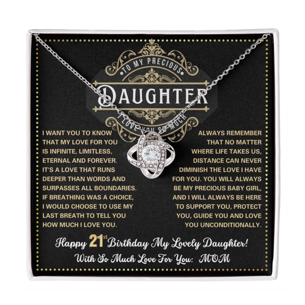JGF Jewelry Gifts for Family 21st Birthday Gifts For Daughter From Mom