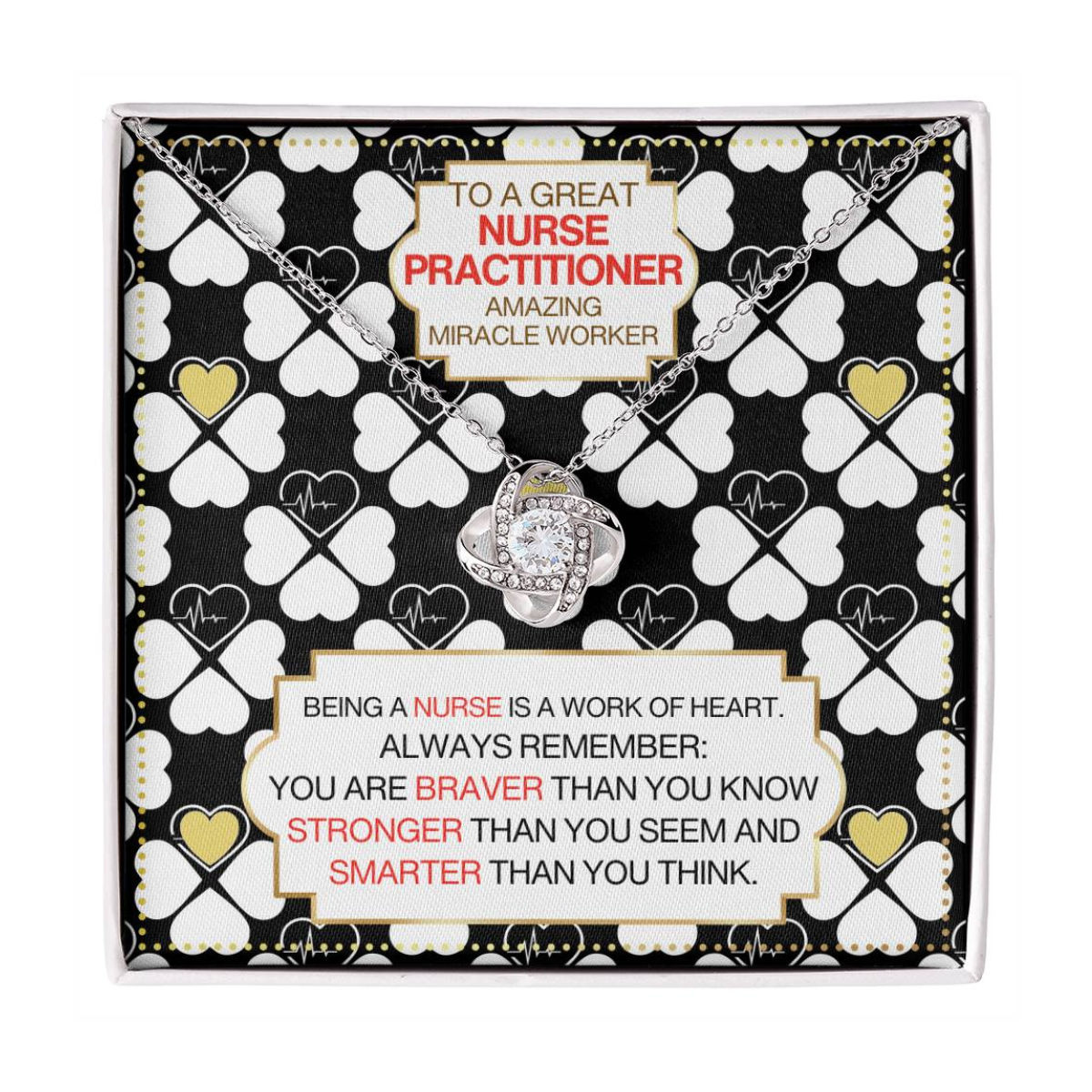 JGF Jewelry Gifts for Family Nurse Practitioner Gifts For Women