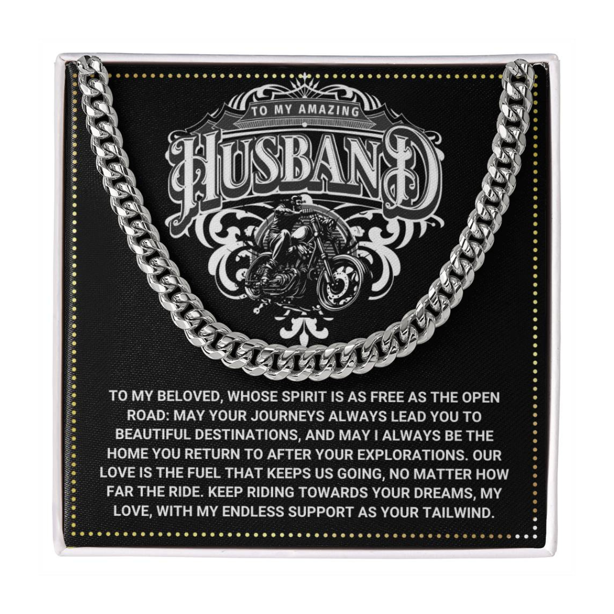 JGF Jewelry Gifts for Family Motorbike Husband Gifts 40th Birthday For Him