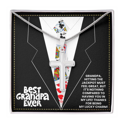 JGF Jewelry Gifts for Family Casino Themed Gifts For Men Grandpa Gifts from Grandson and Granddaughter