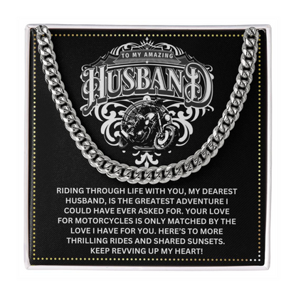 JGF Jewelry Gifts for Family Motorcycle Gifts For My Husband 40th Birthday