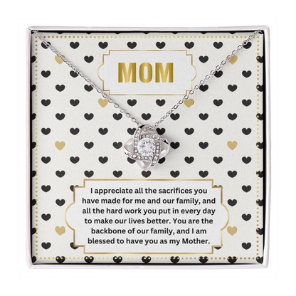 JGF Jewelry Gifts for Family To My Mom Necklace From Daughter And Son