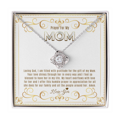 JGF Jewelry Gifts for Family Prayer For Mom From Daughter And Son