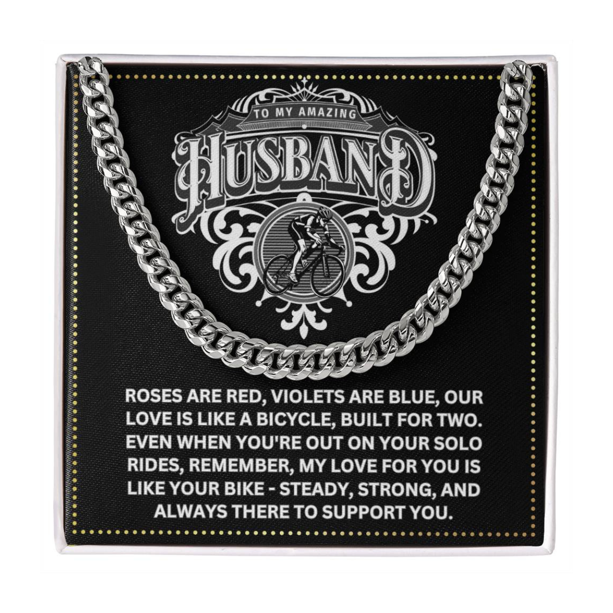 JGF Jewelry Gifts for Family Bicycle Gifts For Husband For Him