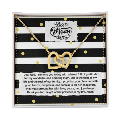 JGF Jewelry Gifts for Family Intertwined Hearts Necklace For Mom