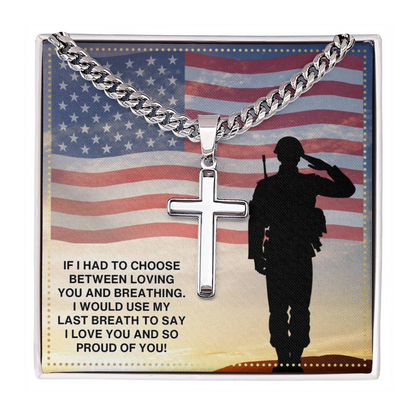 JGF Jewelry Gifts for Family Military Chain Necklace For Men and Women