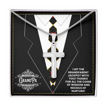 JGF Jewelry Gifts for Family Poker Lovers Gifts For Men Unique Grandpa Gifts for 70th Birthday