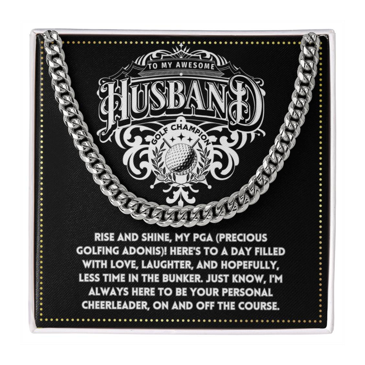 JGF Jewelry Gifts for Family Husband Golf Gifts 50th Birthday For Men