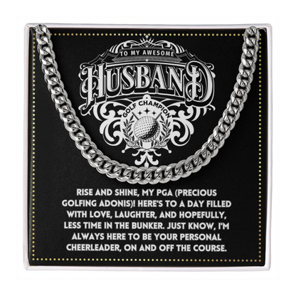 JGF Jewelry Gifts for Family Husband Golf Gifts 50th Birthday For Men