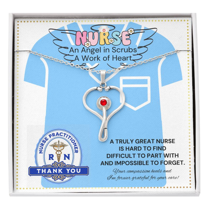 JGF Jewelry Gifts For Family Nurse Practitioner Gifts For Women Thank You Stethoscope