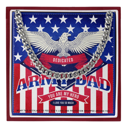 16 JGF Jewelry Gifts for Family Proud Dad Of A US Army Soldier Dad