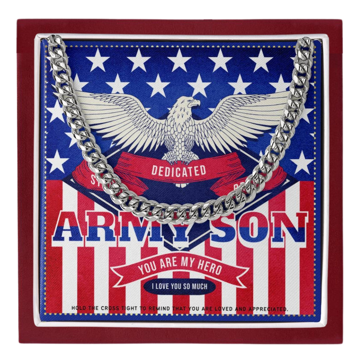 18 JGF Jewelry Gifts for Family US Army Son Gifts From Mom