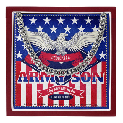 18 JGF Jewelry Gifts for Family US Army Son Gifts From Mom