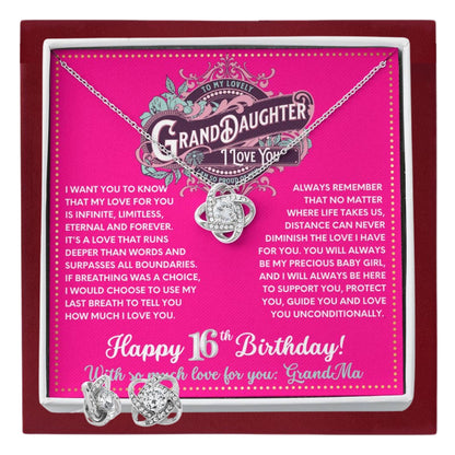 JGF Jewelry Gifts for Family Granddaughter Necklace From Grandma Happy 15th Birthday Card Gifts For Teen Girls